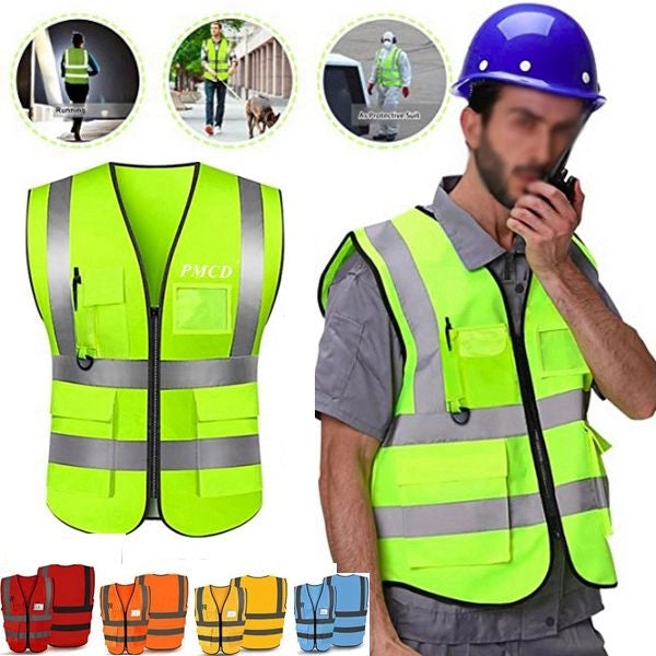 Reflective Vest Safety Workwear