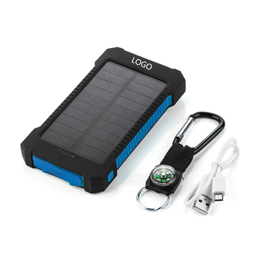 Solar Power Bank With Carabiner 8000 mAh