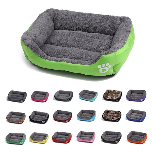 Candy Color Rectangle Pet Mat Bed