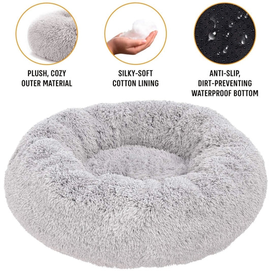 Pets Plush Calming Dog Bed