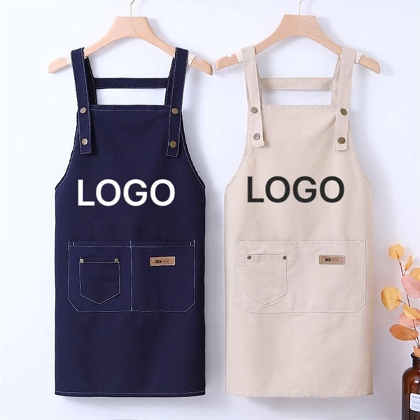 Long Thickened Strap Canvas Apron