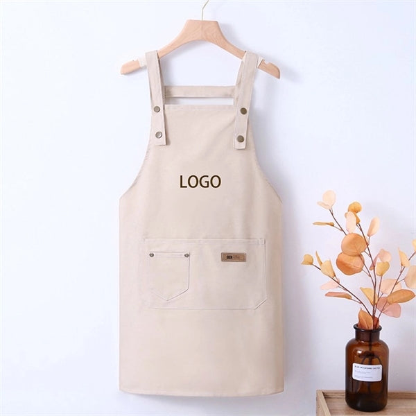 Long Thickened Strap Canvas Apron