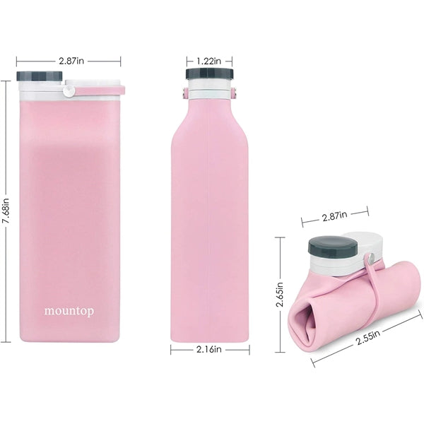 Portable Food Grade Silicone Travel Water Bottle