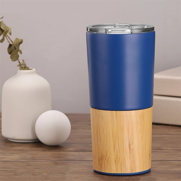 Stainless Steel Bamboo Tumbler