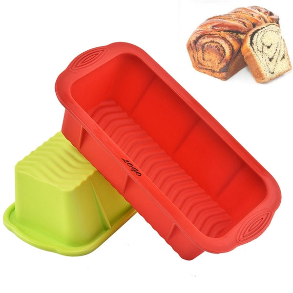 DIY Kitchen Silicone Rectangular Mold Baking Cake Pan