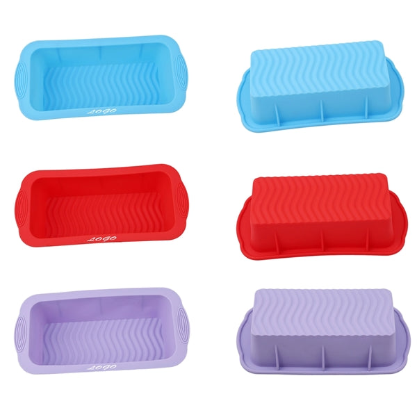 DIY Kitchen Silicone Rectangular Mold Baking Cake Pan