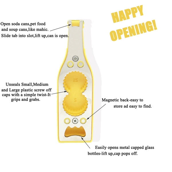 5 In 1 Multifunctional Bottle And Can Opener Made Of High-Qu