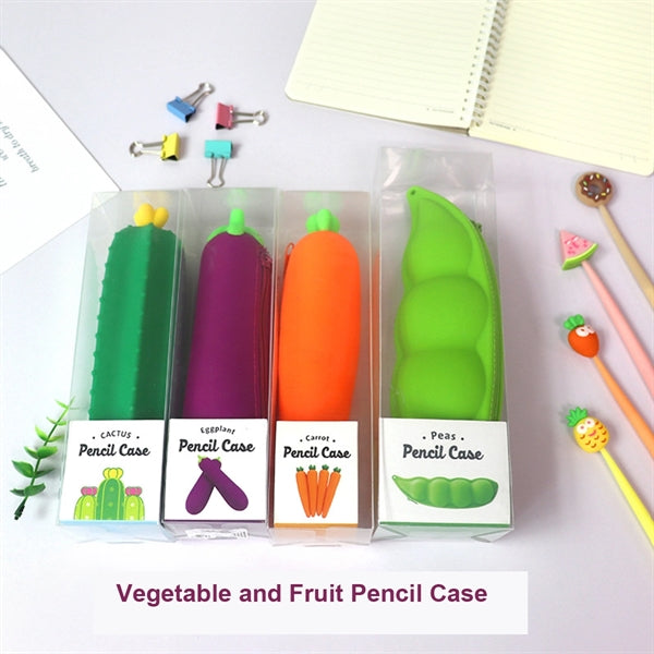 Mini Cute Silicone Pencil Pouch For Kids