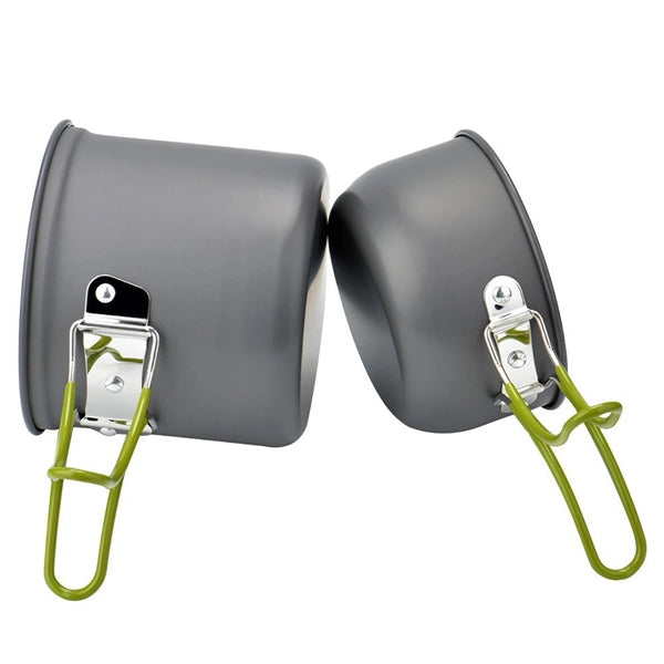 Portable 5 Pcs Camping Cookware Kit