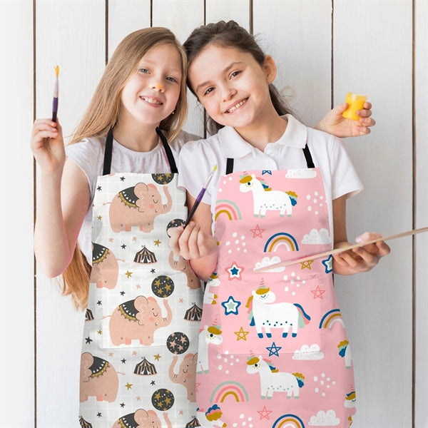 Apron For Children With Pocket