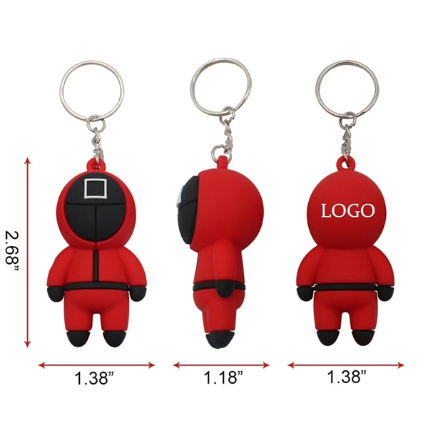 Masked Man Game Figure Doll Cosplay Keychian