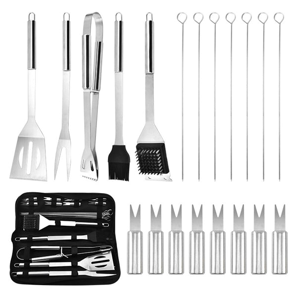 20PCS BBQ Grilling Tool Set