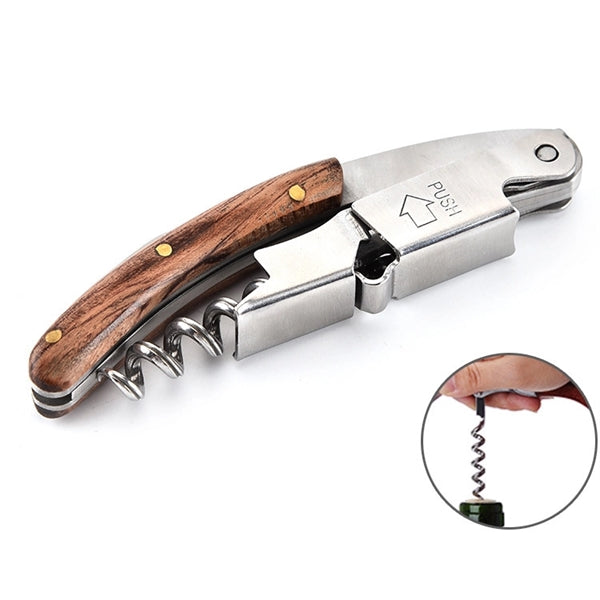 Wine and Beer Corkscrew Multi Tool With Sleeve