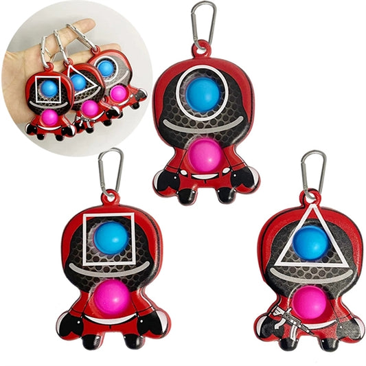 Simple Dimple Fidget Toy Keychain