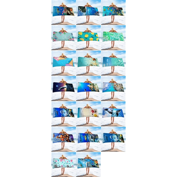 Microfiber Swim Beach Towel for Kids,Women,Men
