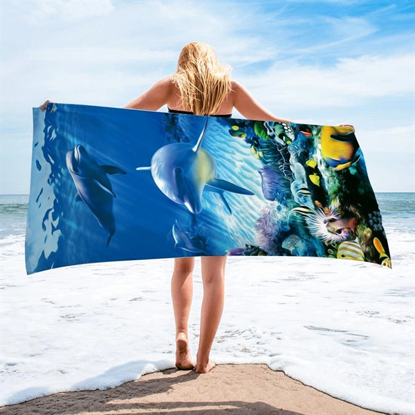 Microfiber Swim Beach Towel for Kids,Women,Men