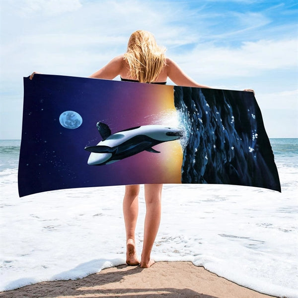 Microfiber Swim Beach Towel for Kids,Women,Men