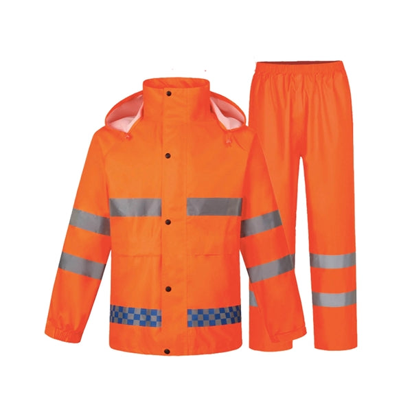 Rain Suit High Visibility Reflective