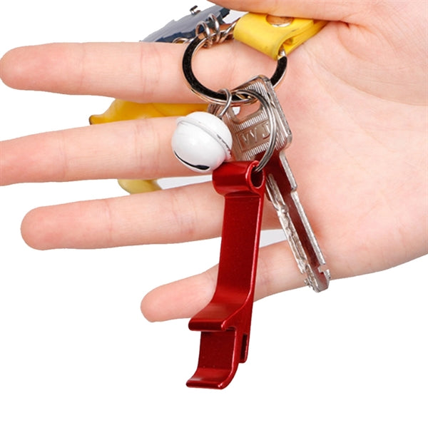 Aluminum Beer Bottle Opener With Keychain