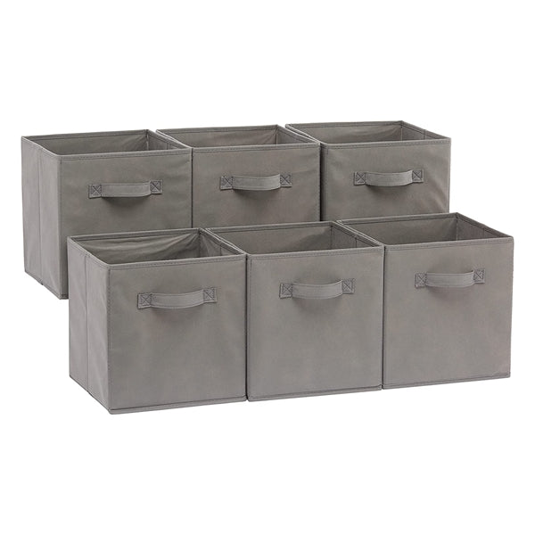 Basics Collapsible Fabric Storage Cubes Organizer