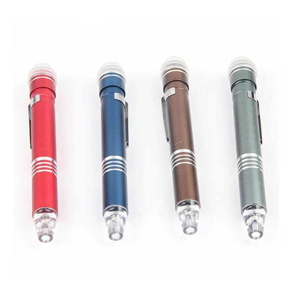 Aluminum Multi-Tool Pocket Screwdriver Flashlight