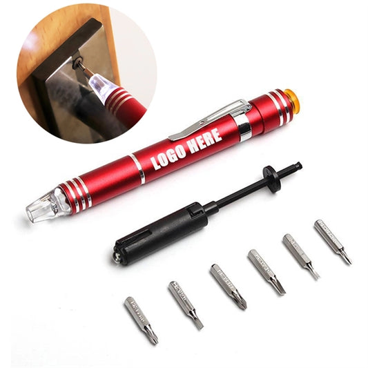 Aluminum Multi-Tool Pocket Screwdriver Flashlight