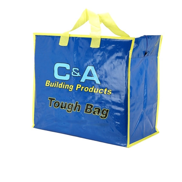 Gift Grocery Bag PP Laminated Shopping Tote with Zipper