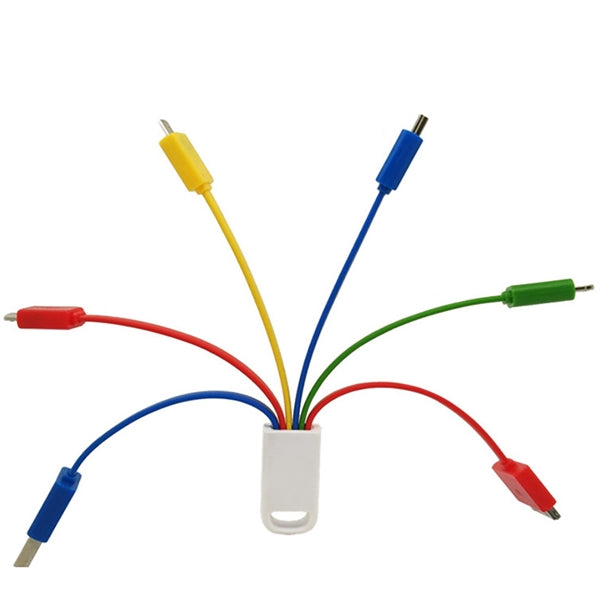 6 In 1 Data Cable Keychain