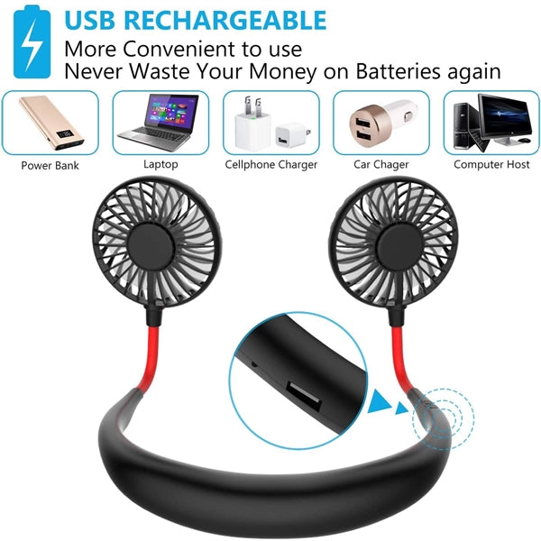 Adjustable Portable Neck Fan