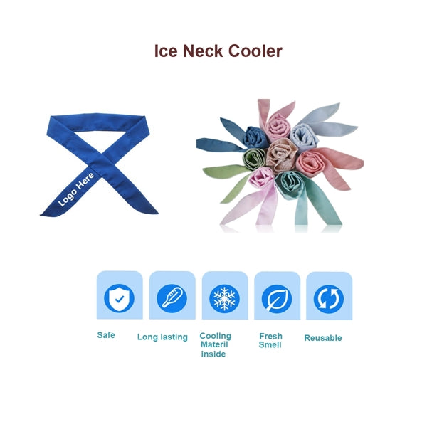 Neck Forehead Ice Cooling Wrap