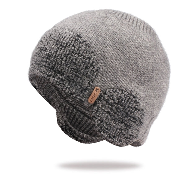 Alaska Woolen Knit Beanie With Ear Protection