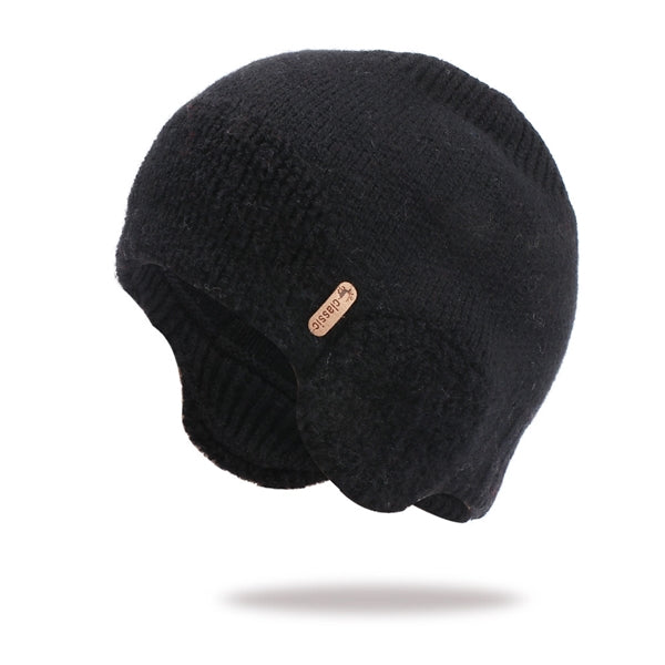 Alaska Woolen Knit Beanie With Ear Protection