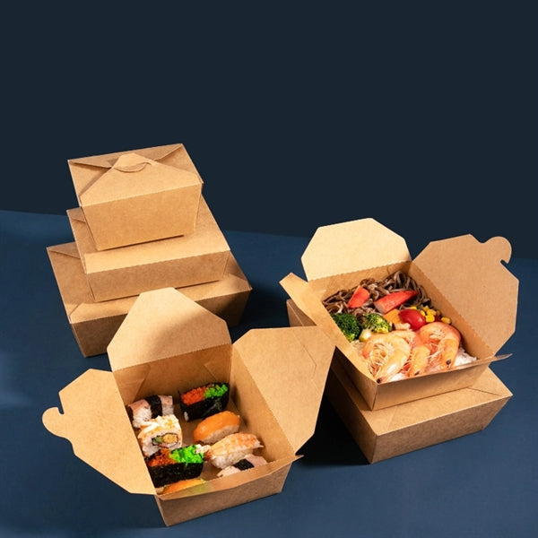 Disposable Kraft Takeout Box