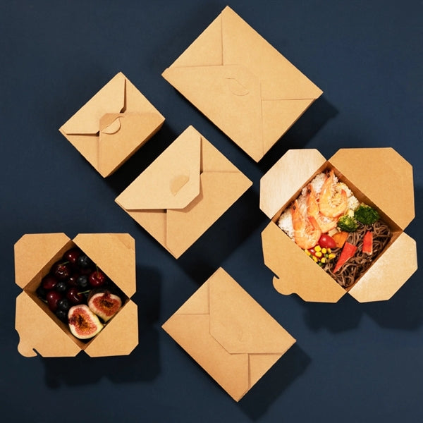 Disposable Kraft Takeout Box