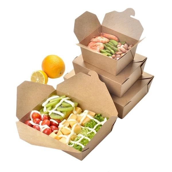 Disposable Kraft Takeout Box