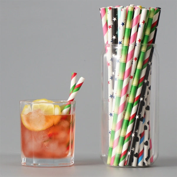 Classic Paper Straw Set - 100pc