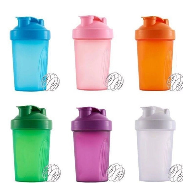 Shaker Bottle with Wire Whisk Balls