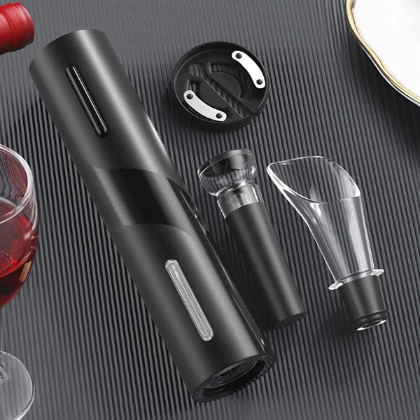 4-in-1 Electric Wine Bottle Opener Kit