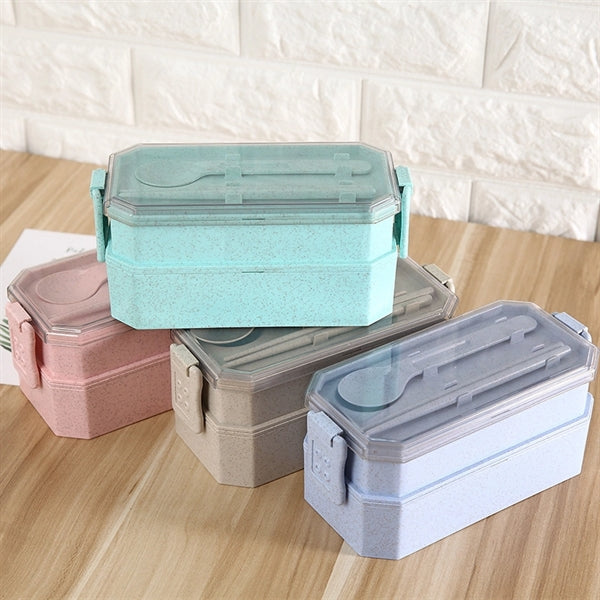 Eco-Friendly Wheat Fibre Bento Box