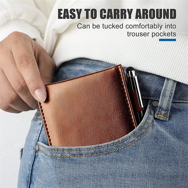 A7 Leather Pocket Notepad with pen