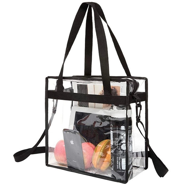 Stadium PVC Clear Tote Bag With Shoulder Strap
