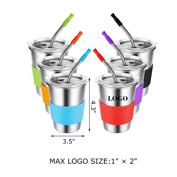 Kids Cups with Straws Spill Proof