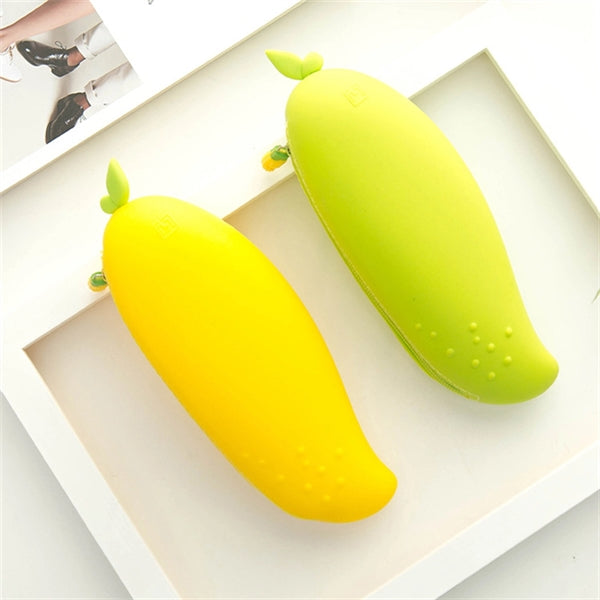 Mini Cute Silicone Pencil Pouch For Kids
