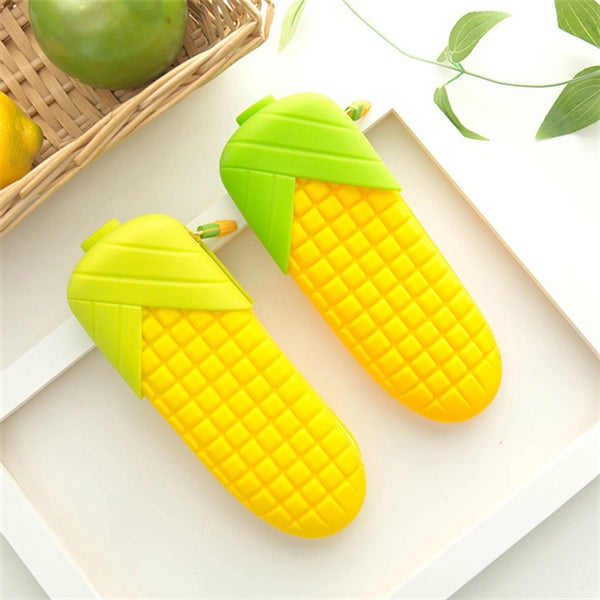 Mini Cute Silicone Pencil Pouch For Kids