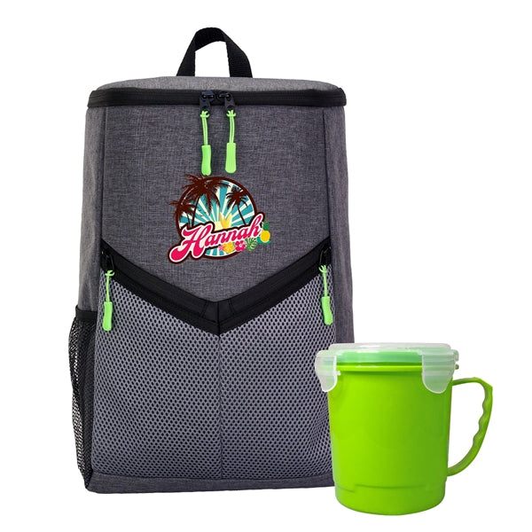 Victory Soup Backpack Cooler Set