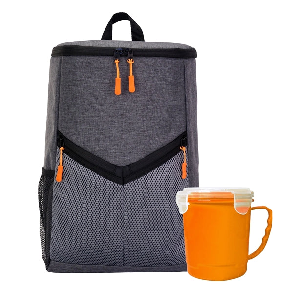 Victory Soup Backpack Cooler Set