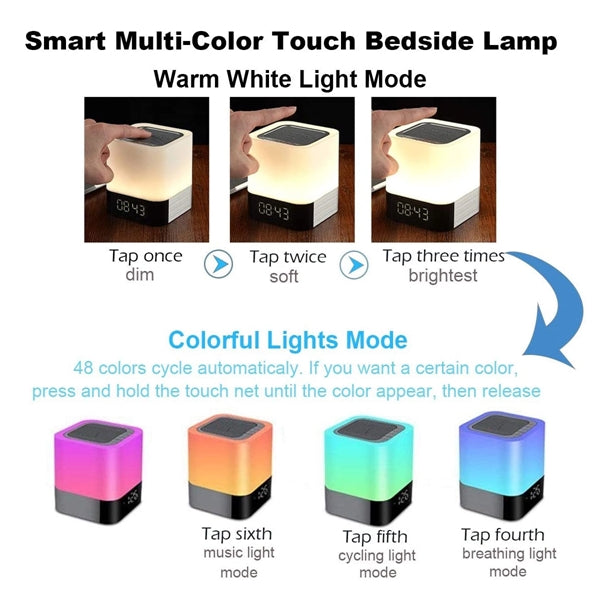 Alarm Clock Bluetooth Speaker