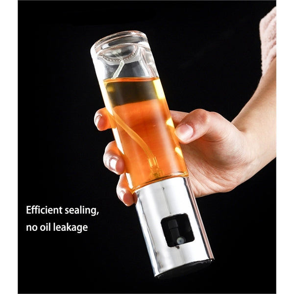 Push Type Glass Oil Spray Bottle