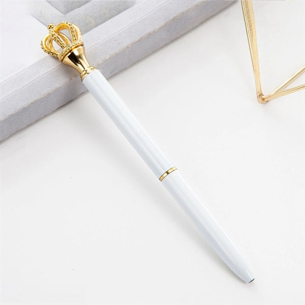 Shiny Metal Royal Crown Ballpoint Pen