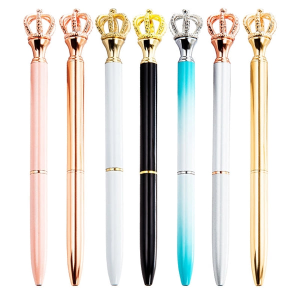 Shiny Metal Royal Crown Ballpoint Pen
